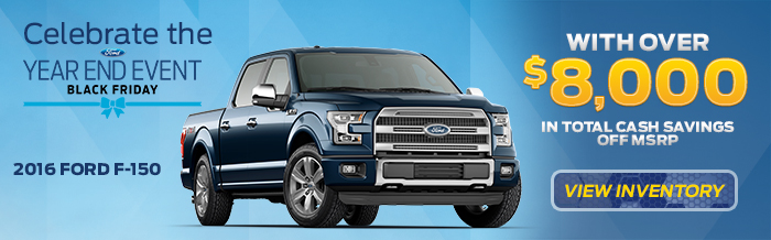 2016 Ford F-150 - with over $8,000 in total cash savings off MSRP