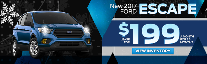 New 2017 Ford Escape