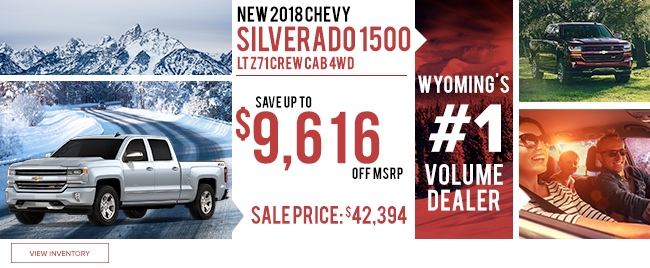 New 2018 Chevy Silverado 1500 LT Z71 Crew Cab 4WD