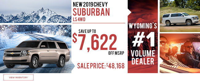 New 2019 Chevy Suburban LS 4WD