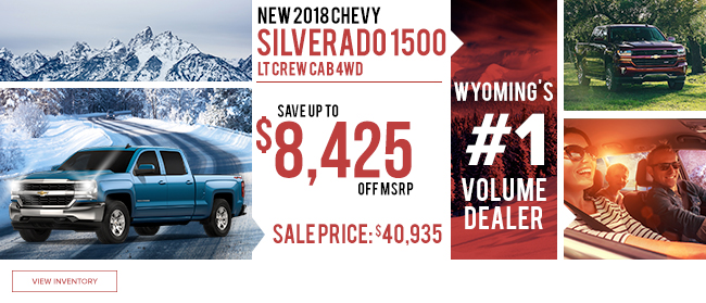 New 2018 Chevy Silverado 1500 LT Crew Cab 4WD