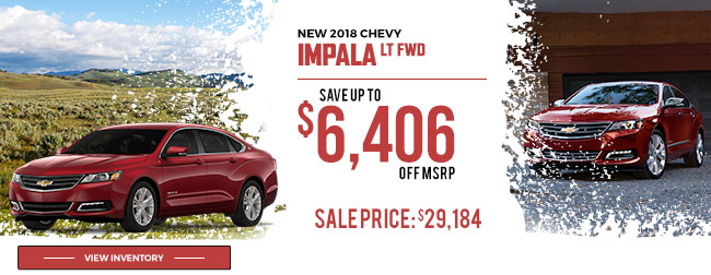 NEW 2018 Chevy Impala LT FWD
