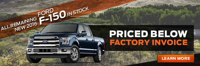 All Remaing Ford F-150s IN Stock