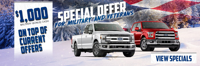 Special Offer For Military and Veterans