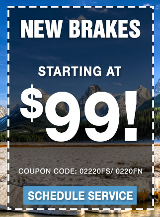 New Brakes Starting at $99!