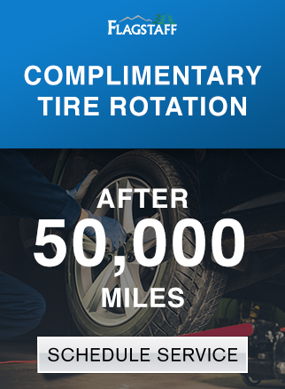 Complimentary Tire Rotation after 50,000 Miles