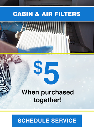$5 Off Cabin & Air Filters