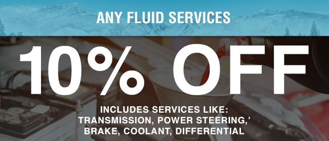 10% off Any Fluid Services