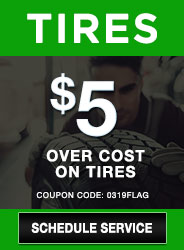$5 Over Cost On Tires