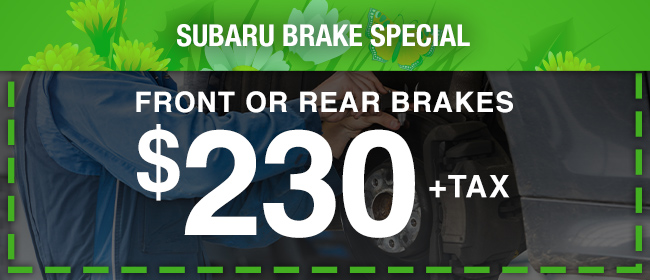 Subaru Brake Special