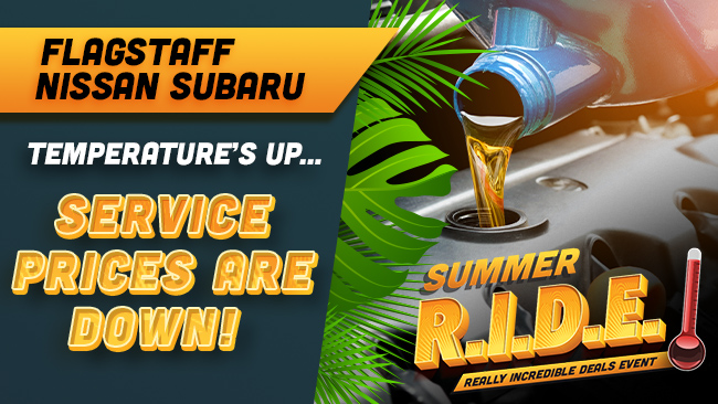 Flagstaff Nissan Subaru Summer RIDE
