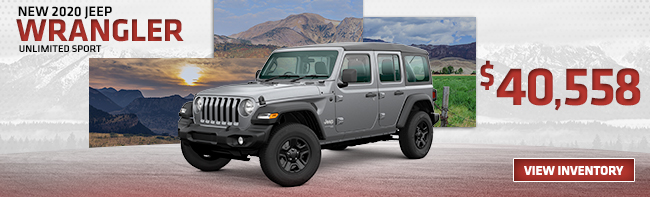 New 2020 Jeep Wrangler Unlimited Sport