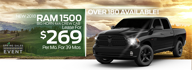 2018 RAM 1500 Big Horn 4x4 Crew Cab