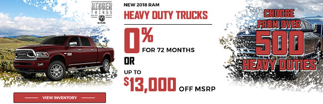 2018 Heavy Duty Trucks