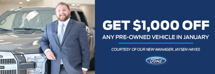 Get $1,000 Off Any Pre-Owned Vehicle In January