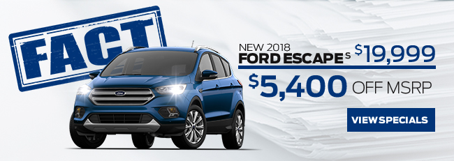 NEW 2018 Ford Escape S