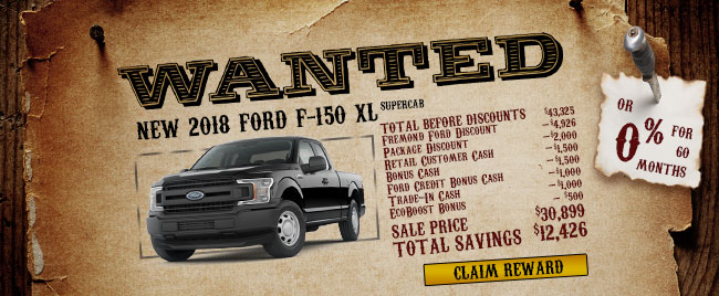 New 2018 Ford F-150 XL SuperCab
