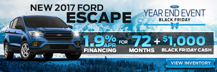 New 2017 Ford Escape