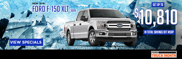 New 2018 Ford F150 XLT