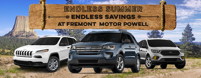 Endless Summer Means… Endless Savings At Fremont Motor Chrysler Dodge Jeep RAM Ford in Powell
