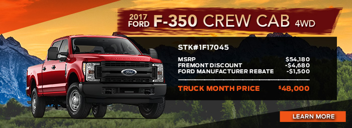 New 2017 Ford F-350 Crew Cab 4wd