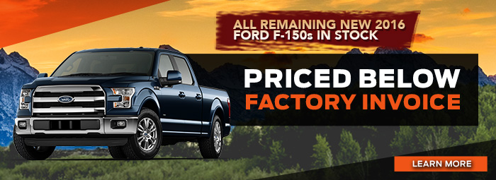 All Remaining New 2016 Ford F-150 In Stock