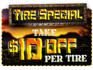 Take $10 off per tire