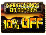 All vehicle maintenance and repairs