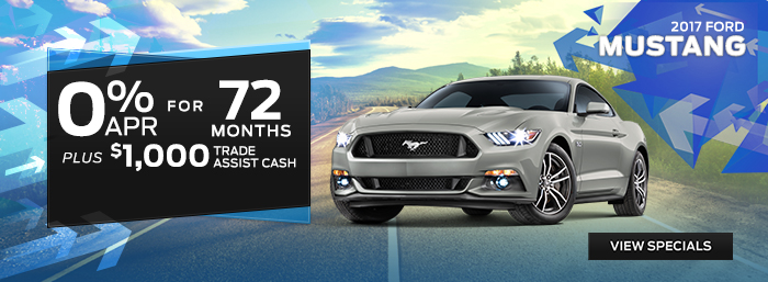 2017 Ford Mustang - 0% APR for 72 Months Plus $1,000 Trade Assist Cash