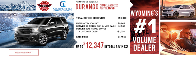 2018 Dodge Durango Citadel Anodized Platinum AWD