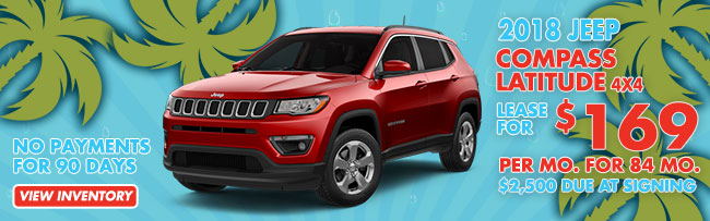 New 2018 Jeep Compass Latitude 4x4