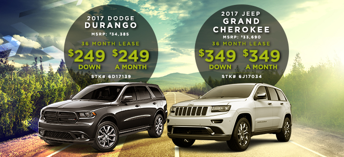 2017 Dodge Durango, 2017 Jeep Grand Cherokee