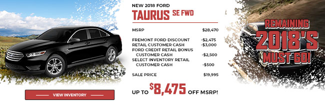 2018 Ford Taurus SE FWD