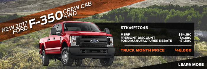 New 2017 Ford F-350 Crew Cab 4WD