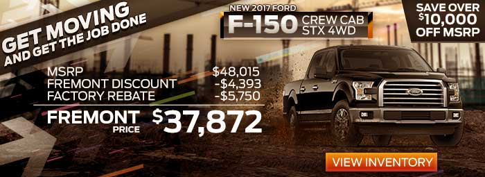 NEW 2017 Ford F-150 Crew Cab STX 4WD 