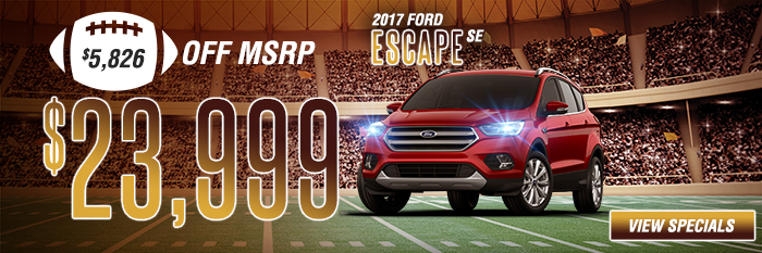 New 2017 Ford Escape SE