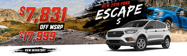 2019 Ford Escape S  