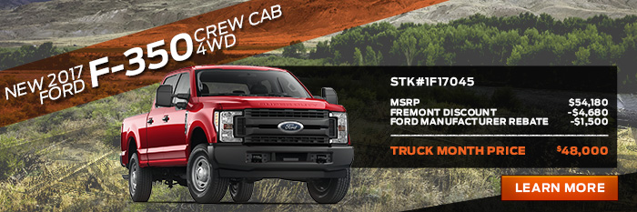 New 2017 Ford F-350 Crew Cab 4WD
