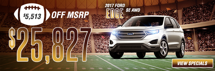 New 2017 Ford Edge SE AWD