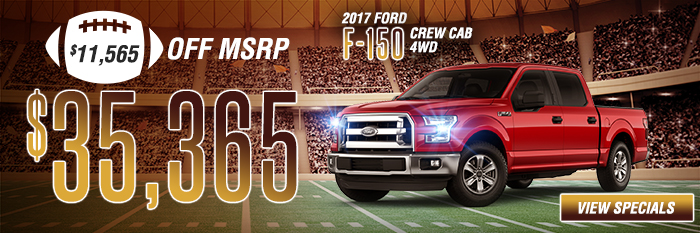 New 2017 Ford F-150 Crew Cab 4wd