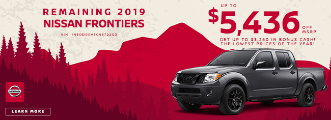 Remaining 2019 Nissan Frontiers