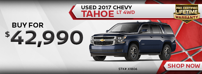 2017 Chevy Tahoe LT 4WD