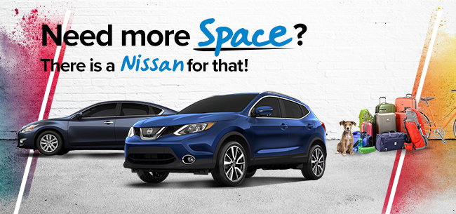 Need more space? There is a NISSAN for that!