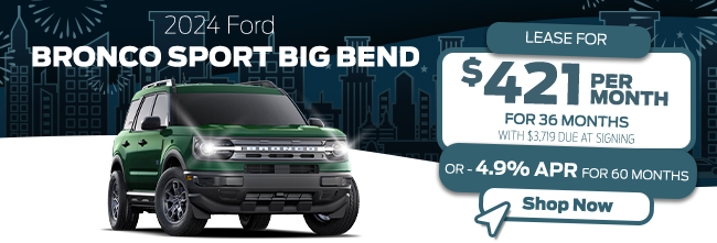 New 2024 Ford Bronco Sport Big Bend