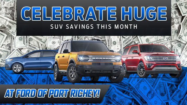 Celebrate Huge SUV Savings This Month
