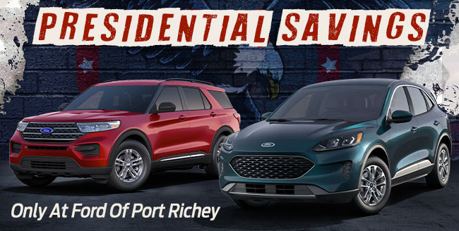 Presidential Savings Only At Ford Of Port Richey