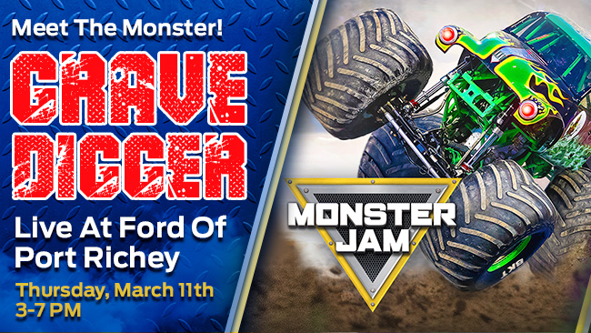 Meet The Monster! The Grave Digger Live At Ford Of Port Richey