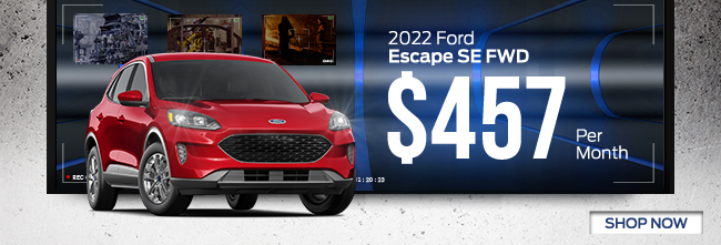 New 2022 Ford Excape SE FWD