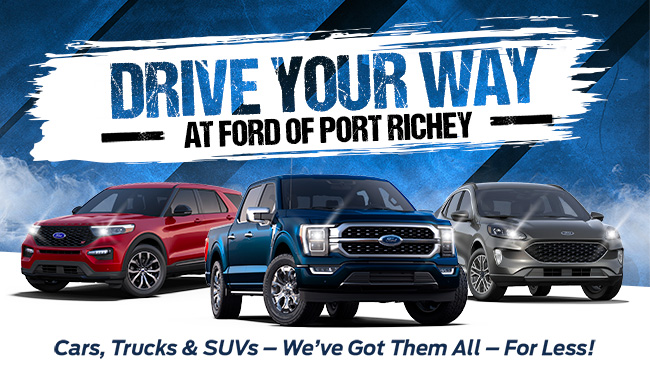 Drive Your Way At Ford Of Port Richey!