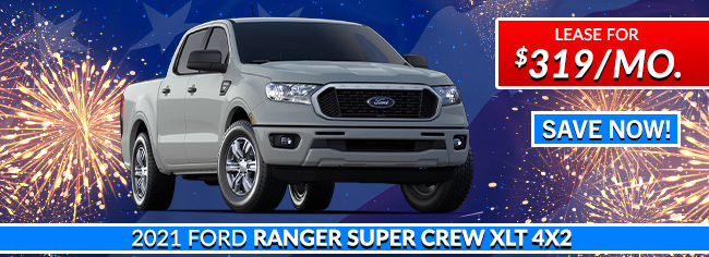 2021 Ford ranger super crew xlt 4x2